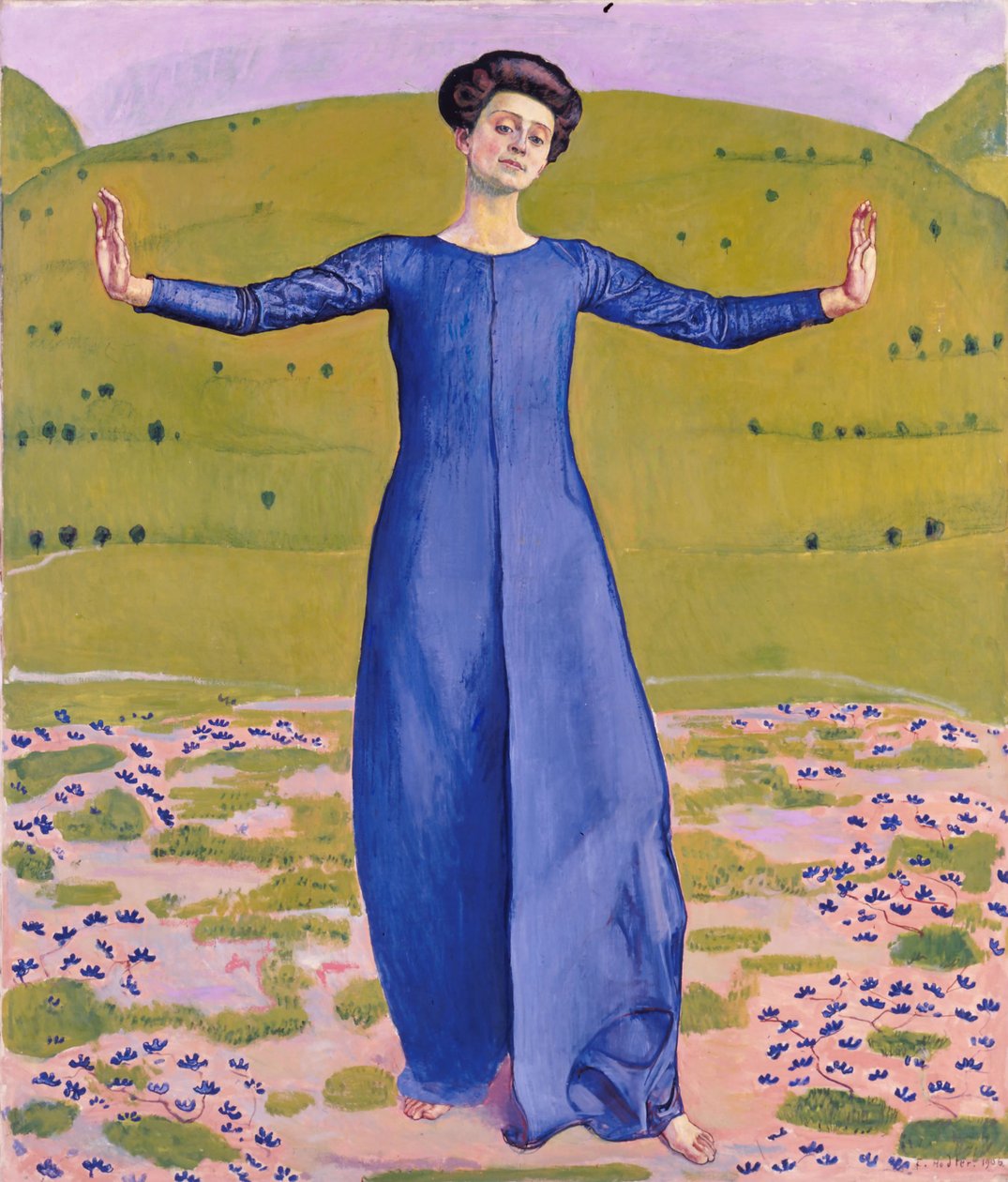 Canción desde lejos, 1906 de Ferdinand Hodler