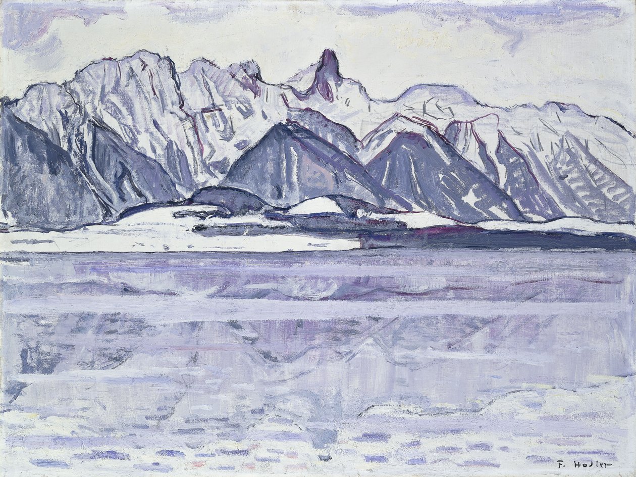 Stockhorn nevado, 1913-1914 de Ferdinand Hodler