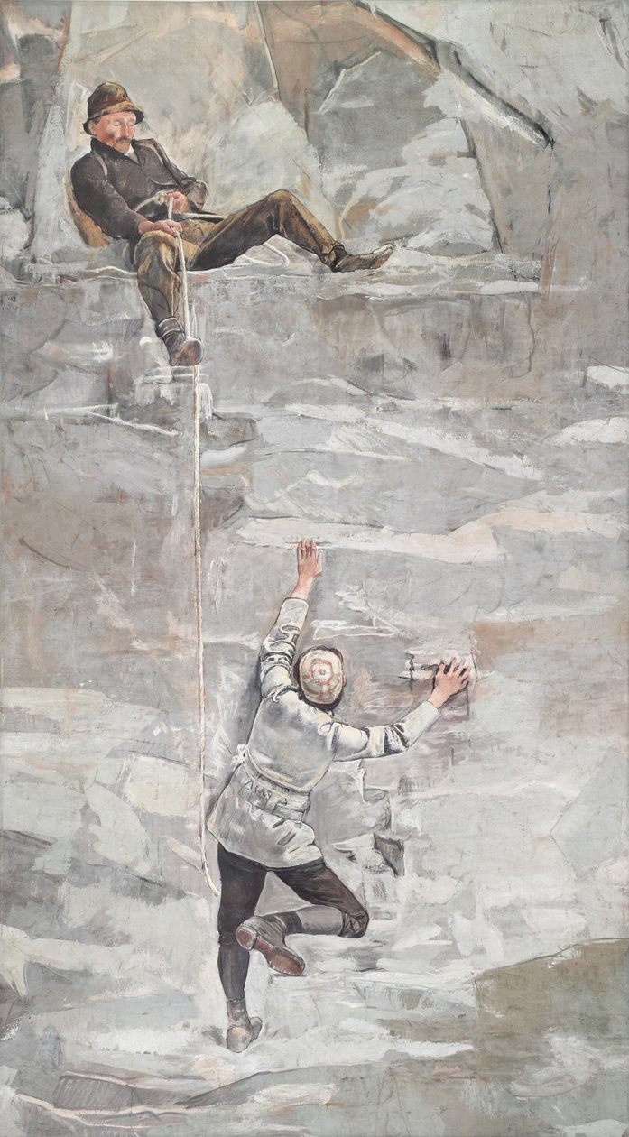 La escalada, 1894 de Ferdinand Hodler