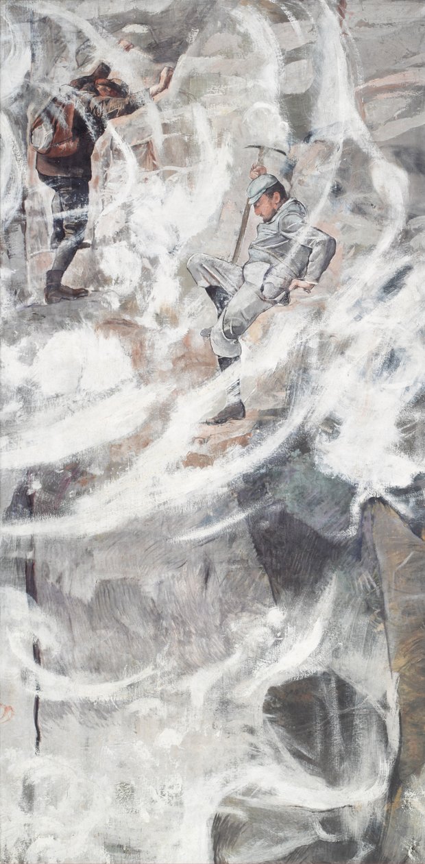 La escalada, 1894 de Ferdinand Hodler