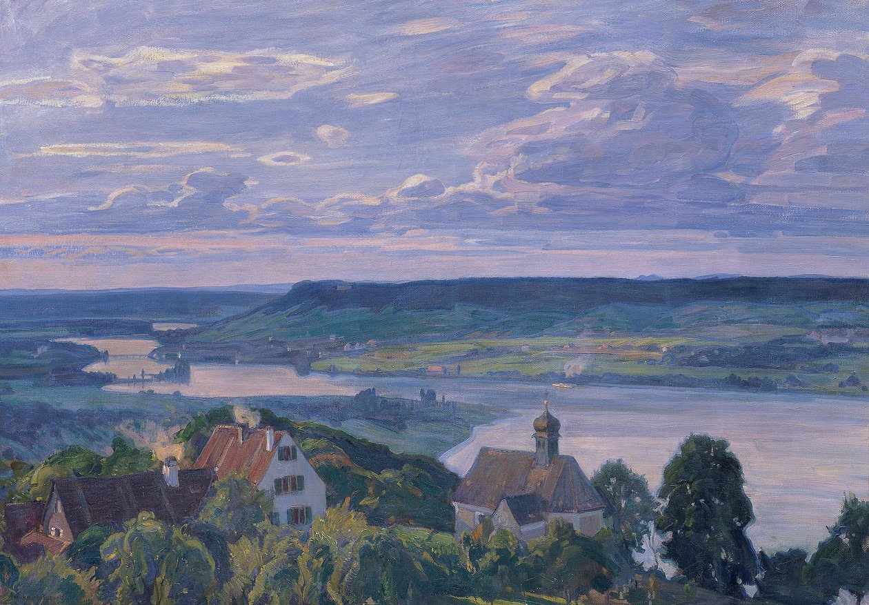 Klingenzell a orillas del Rin de Ferdinand Kruis