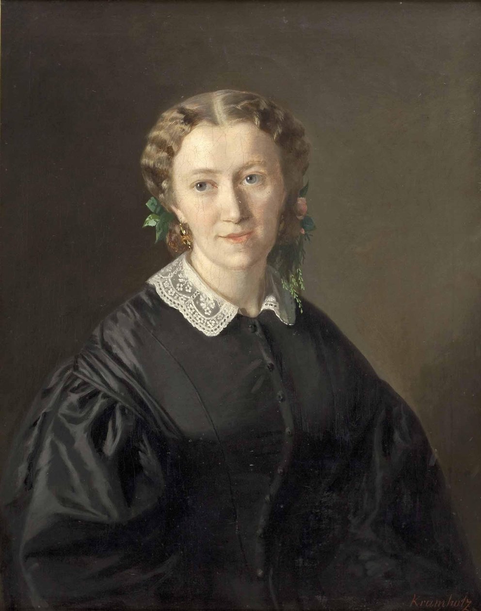 Retrato de una dama de Ferdinand Krumholz
