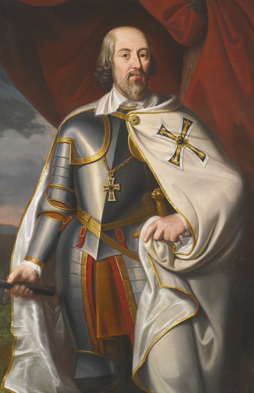 Retrato de Heinrich Walpot von Bassenheim, mediados del siglo XIX de Ferdinand Müller