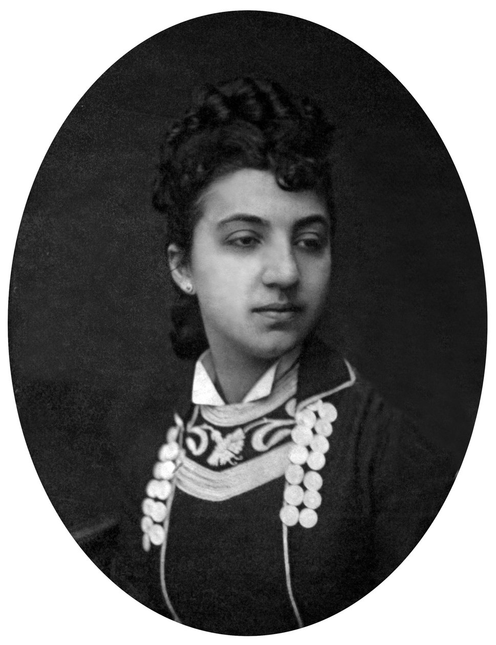 Erminia Borghi Mamo (1855-1941) soprano italiana, foto de Mulnier de Ferdinand Mulnier