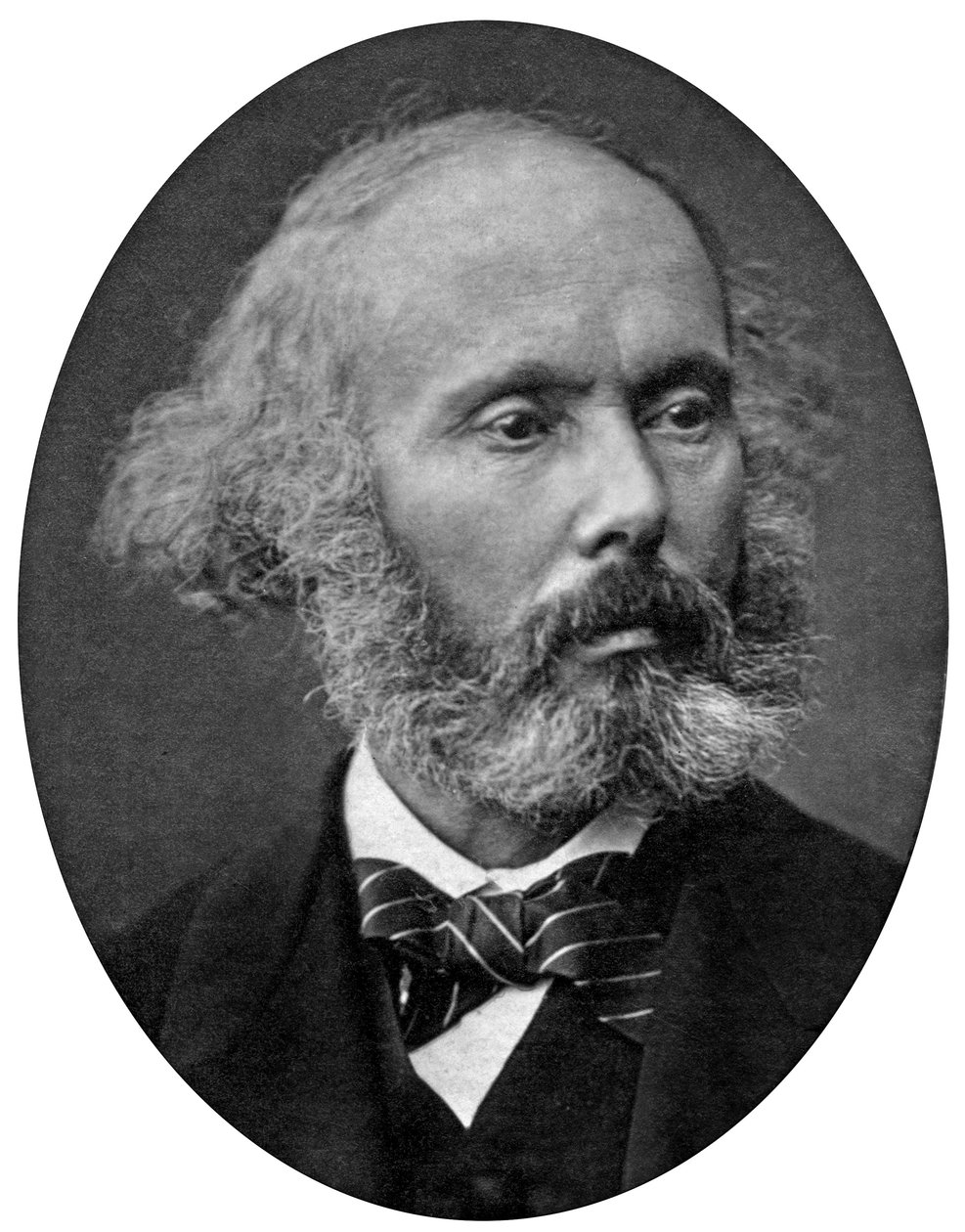 Felicien David (1810-1876) compositor francés, foto de Mulnier de Ferdinand Mulnier