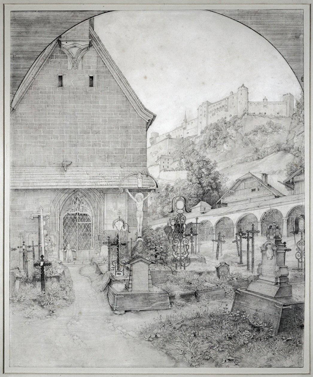 Cementerio de San Pedro en Salzburgo, Austria ... de Ferdinand Olivier