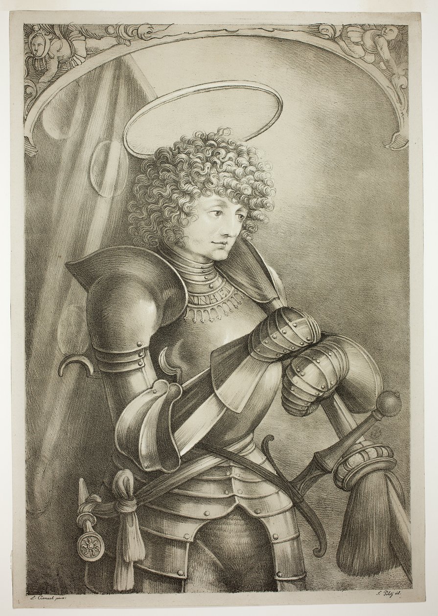 San Jorge con armadura de Ferdinand Piloty