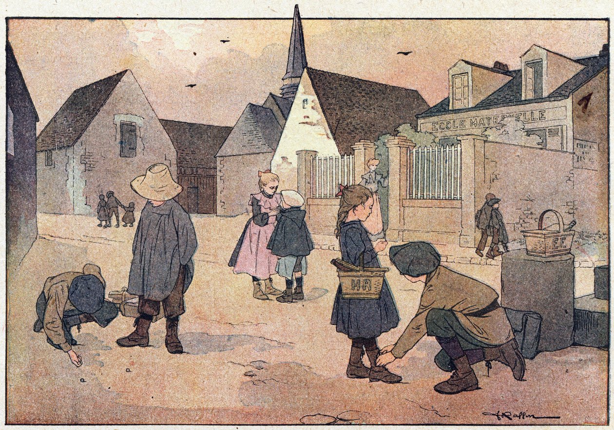 Fuera de la escuela, en Imagier de l