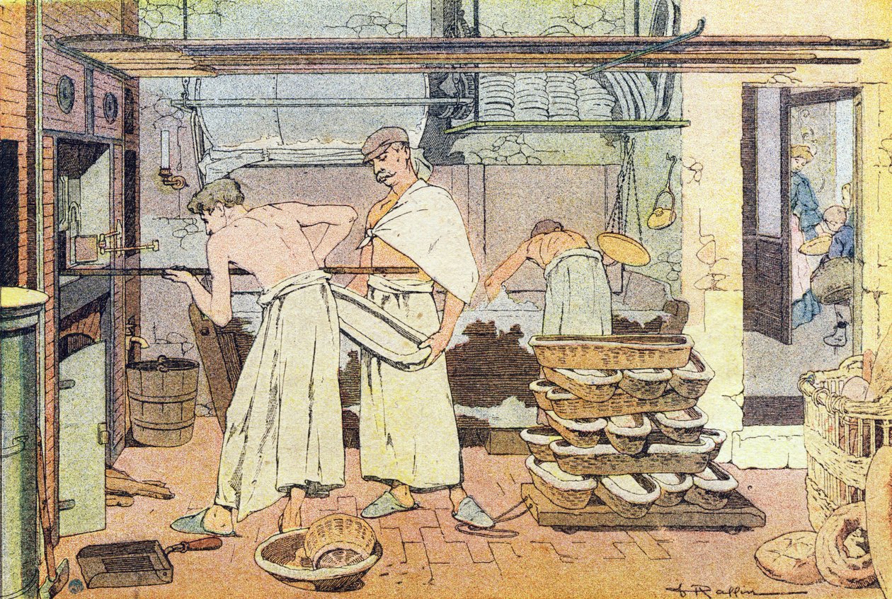 El panadero, en Imagier de l