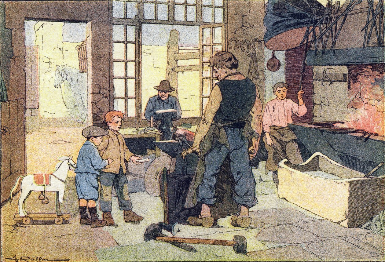 El herrero, en Imagier de l