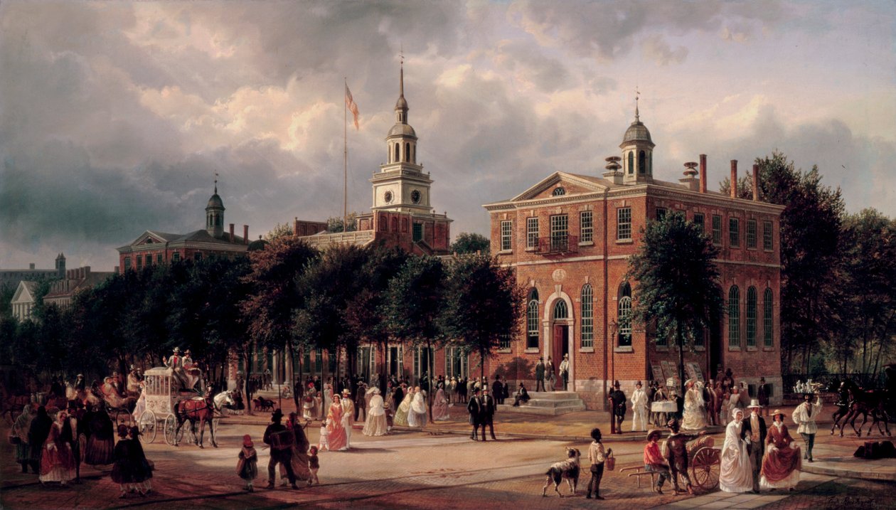 Independence Hall de Filadelfia de Ferdinand Richardt