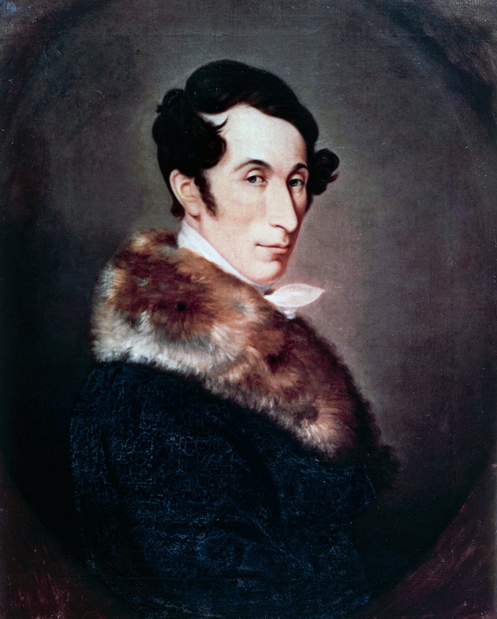 Retrato del compositor, director de orquesta y pianista alemán Carl Maria von Weber (Eutin en Lubeck de Ferdinand Schimon