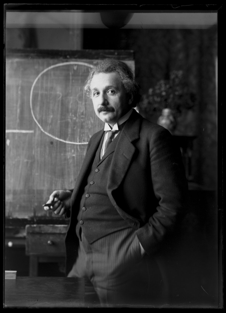 Foto de Albert Einstein (1879-1955) de Ferdinand Schmutzer