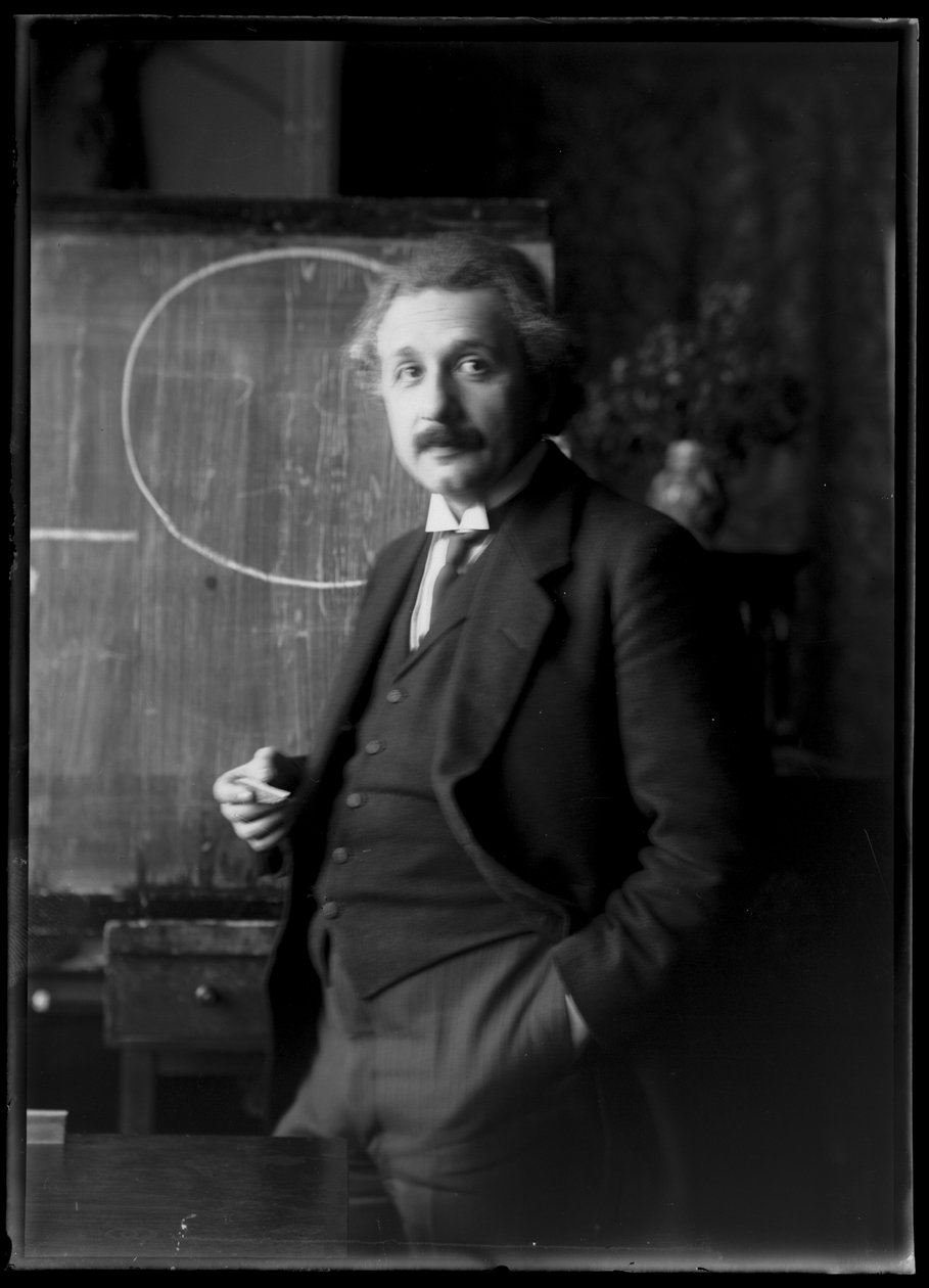 Foto de Albert Einstein (1879-1955) de Ferdinand Schmutzer