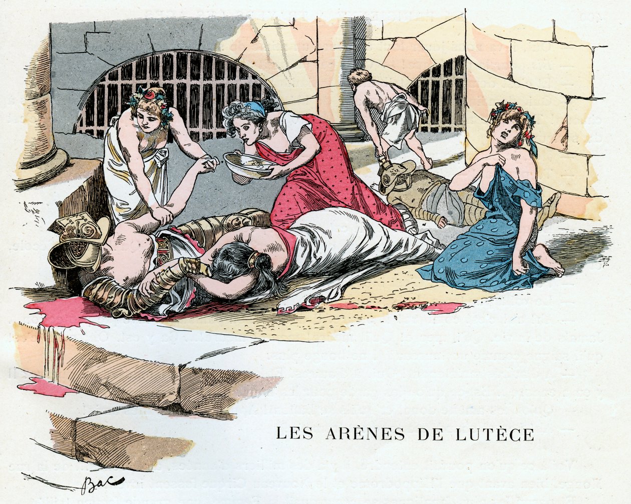 Las Arenas de Lutecia, c1870-1950 de Ferdinand Sigismund Bac