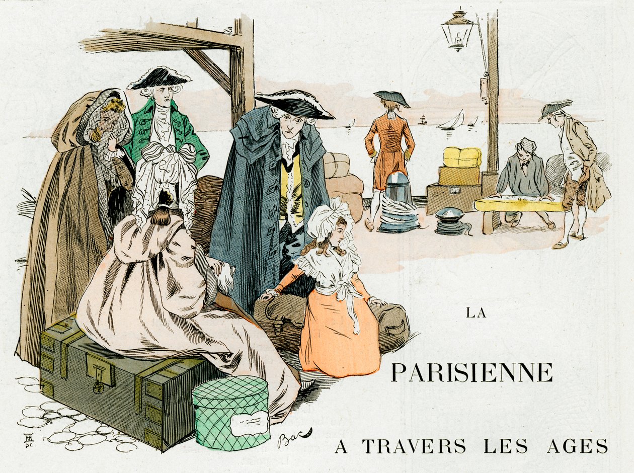 La Mujer Parisina a Través de los Siglos, siglo XVIII, c1880-1950 de Ferdinand Sigismund Bac
