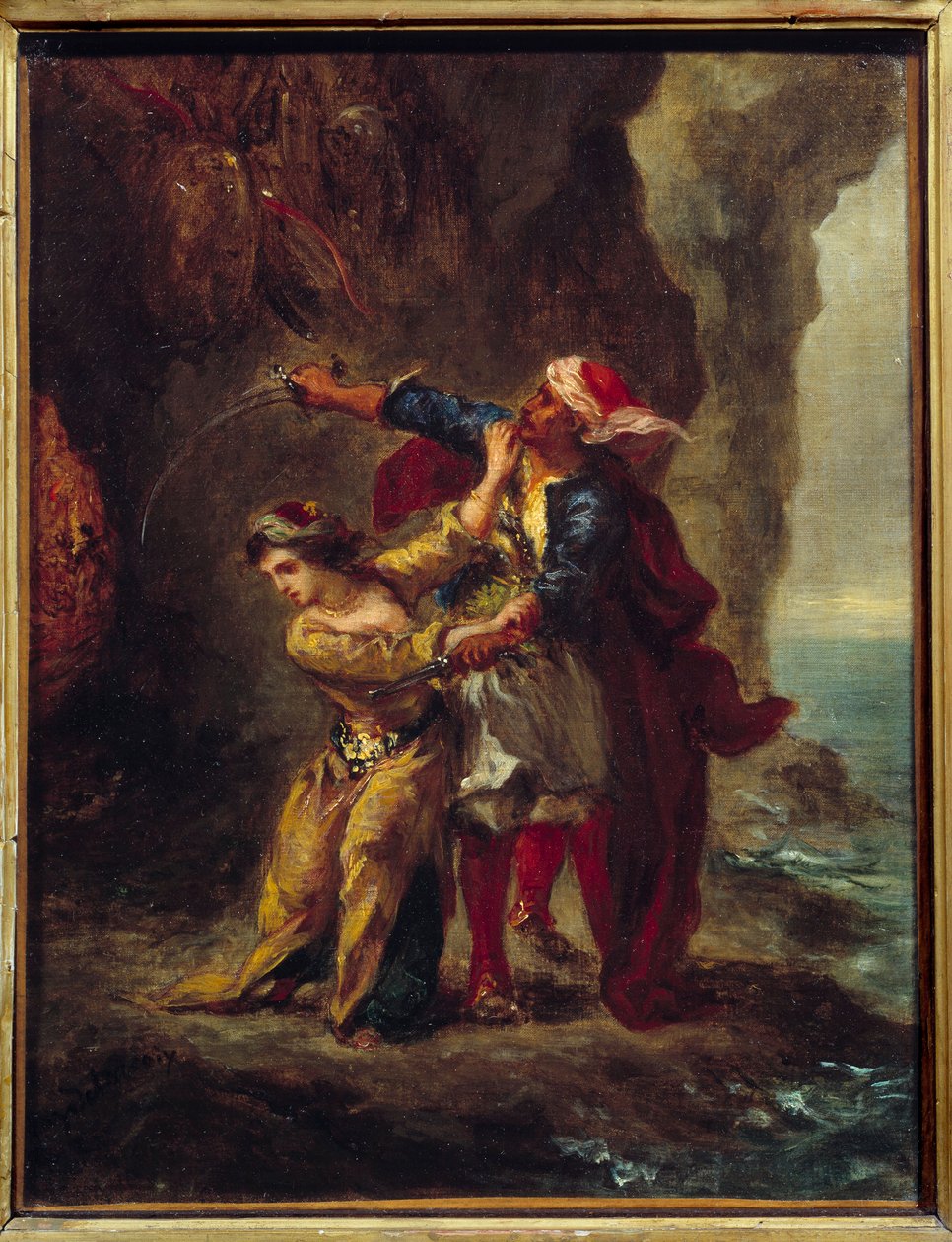La novia de Abydos. Ilustración del libro de George Gordon Byron 