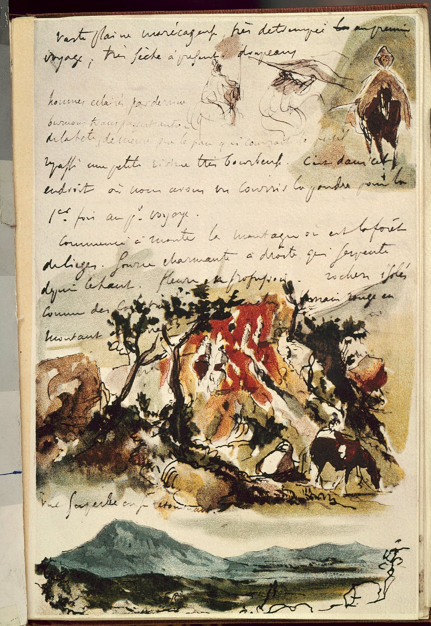 Carnets du Maroc de Ferdinand Victor Eugene Delacroix