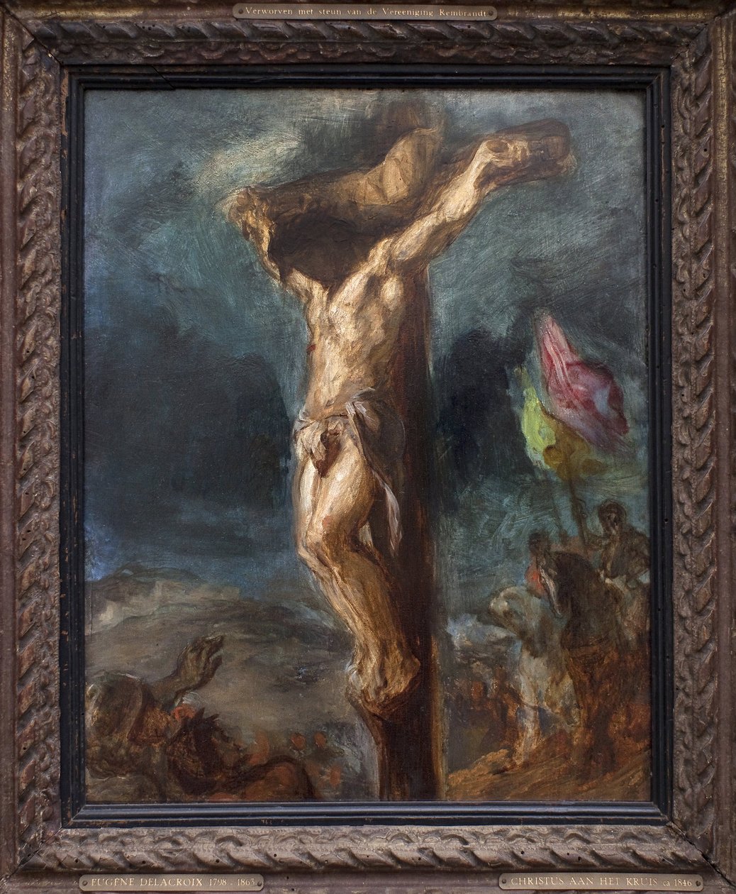 Crucifixión de Ferdinand Victor Eugene Delacroix