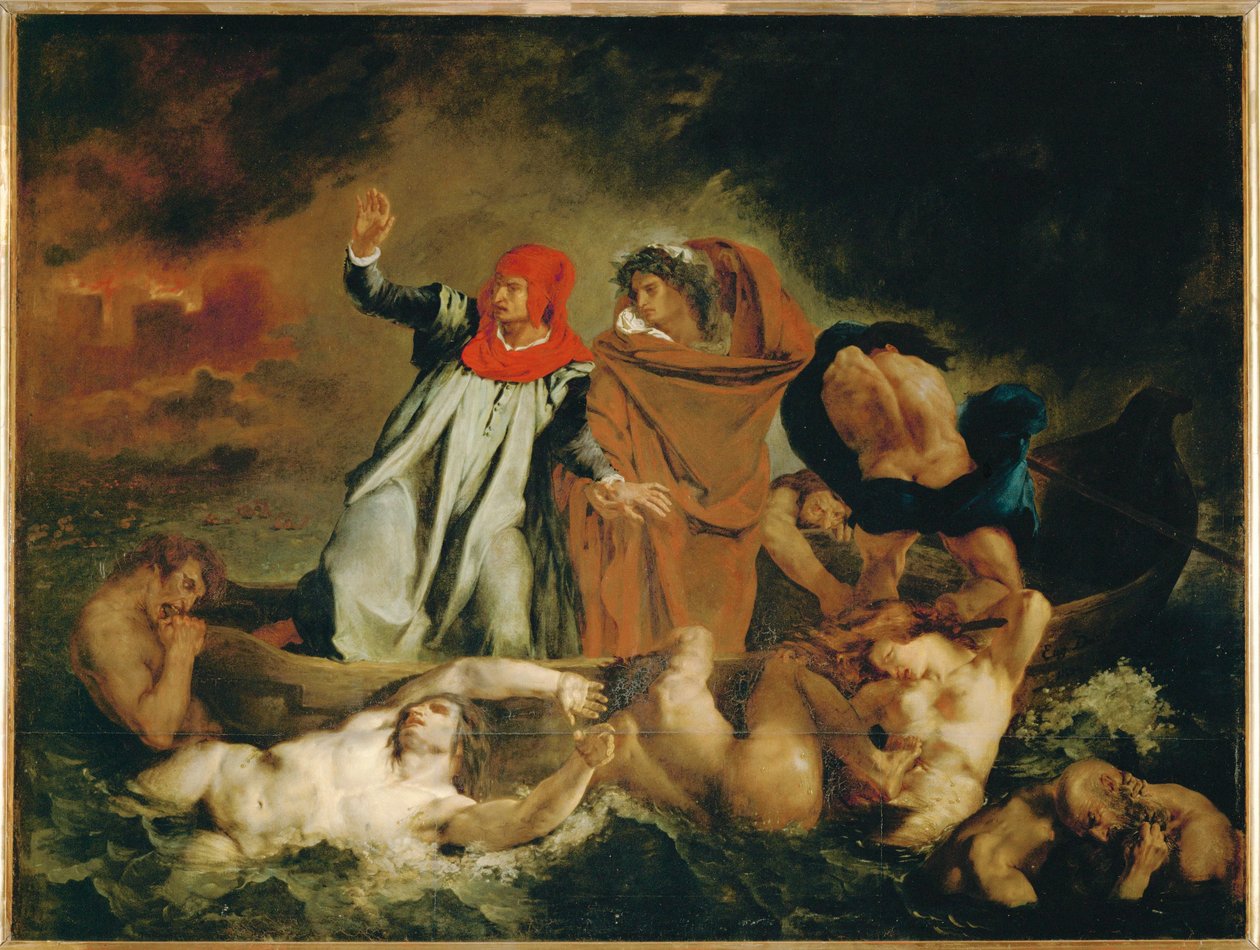 Dante y Virgilio ... de Ferdinand Victor Eugene Delacroix