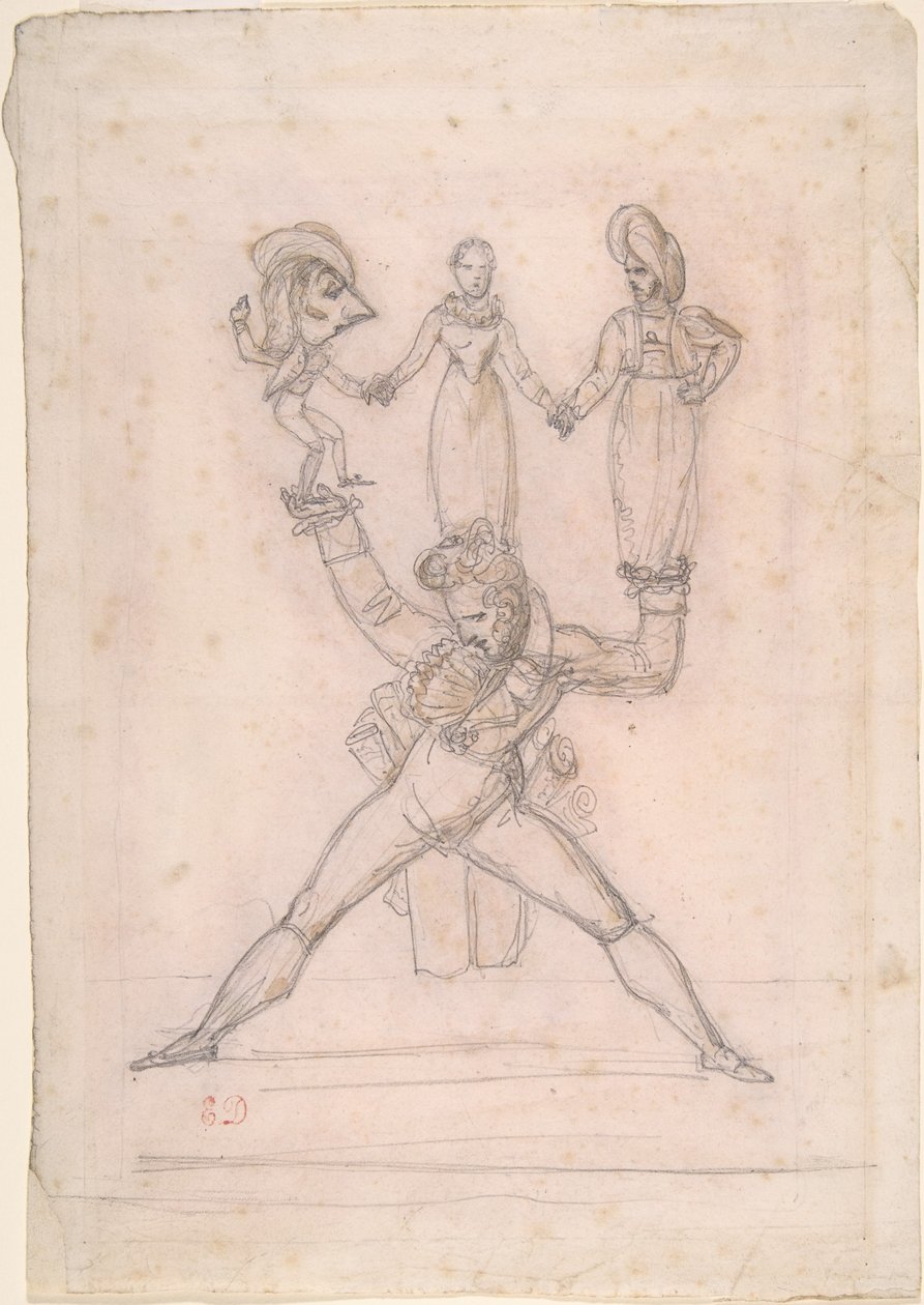 Teatro Italiano de Ferdinand Victor Eugene Delacroix