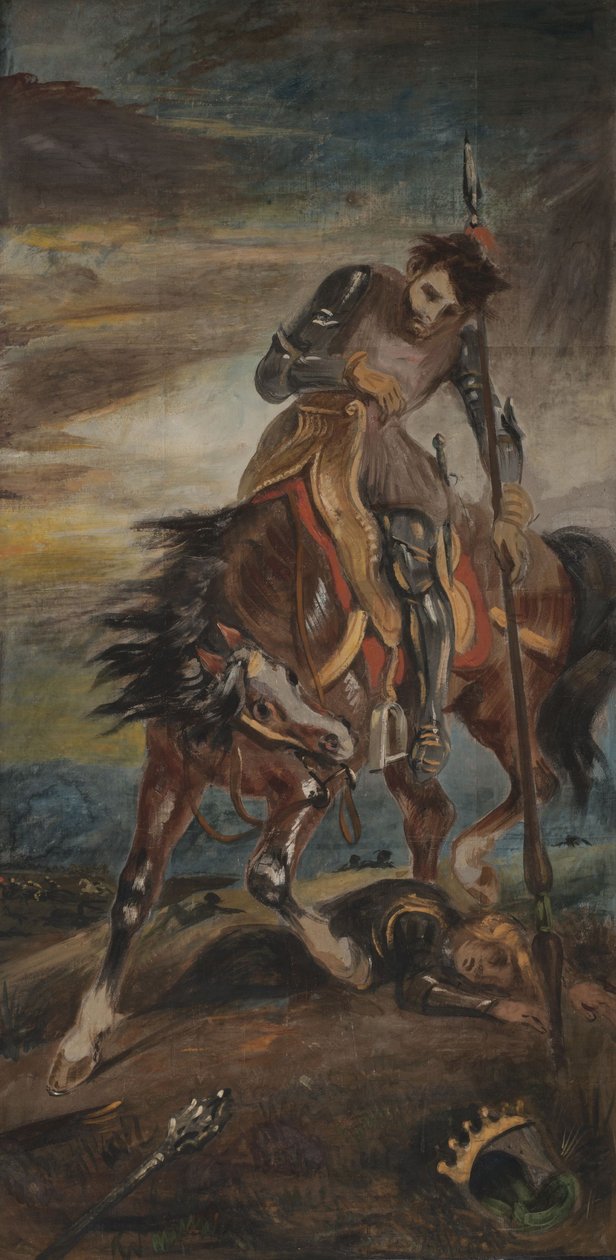 Rey Rodrigo de Ferdinand Victor Eugene Delacroix