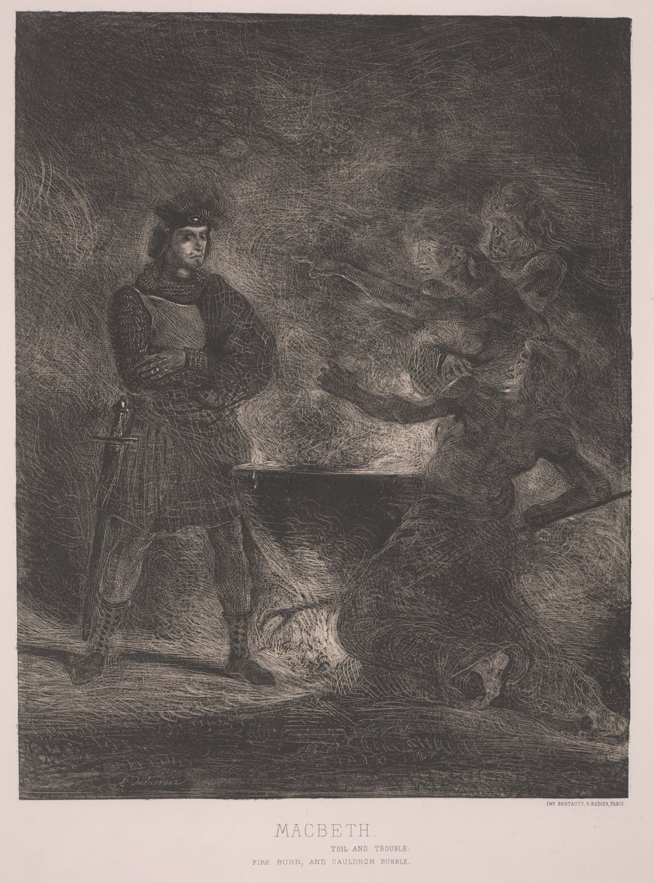 Macbeth de Ferdinand Victor Eugene Delacroix