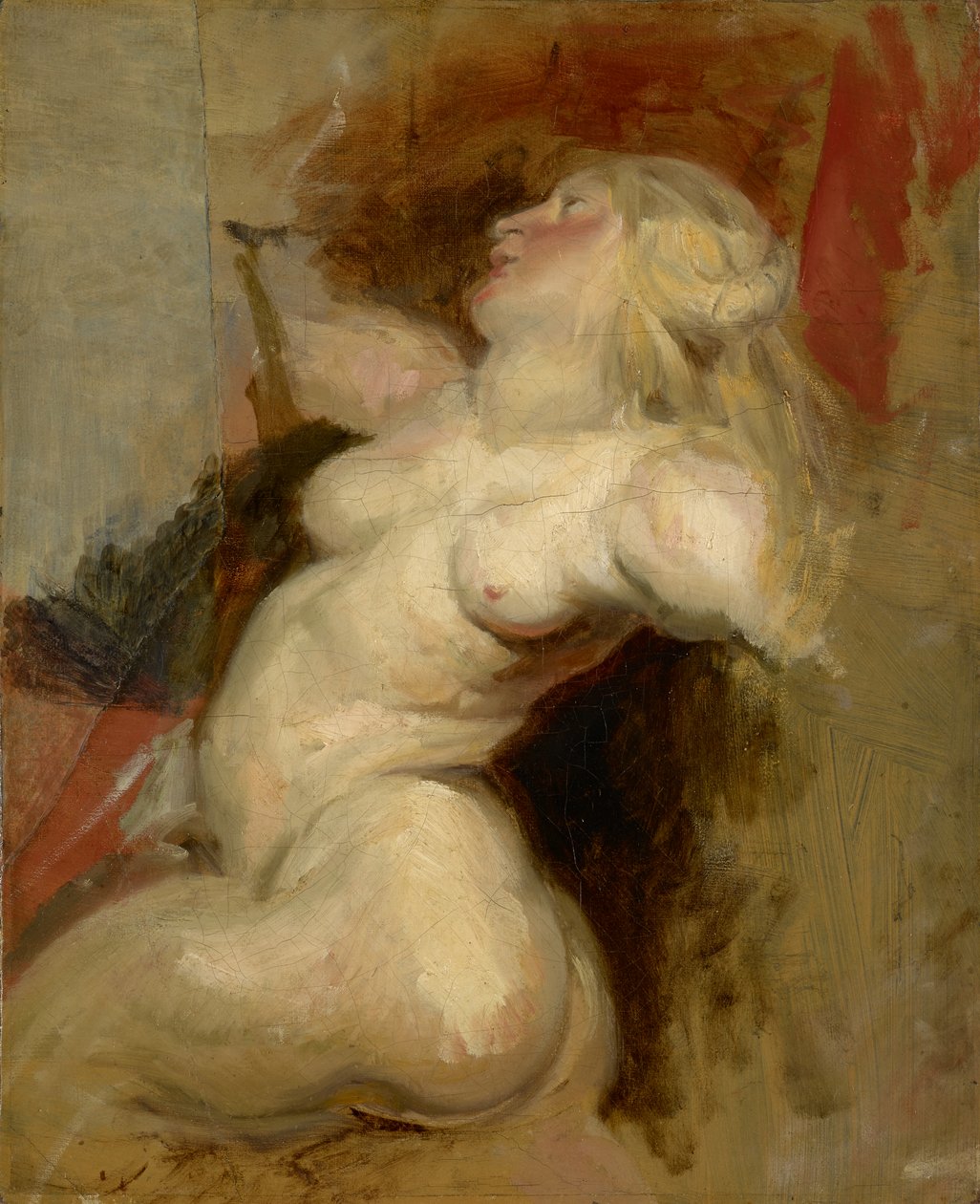Nereida (copia después de Rubens), c.1822 de Ferdinand Victor Eugene Delacroix