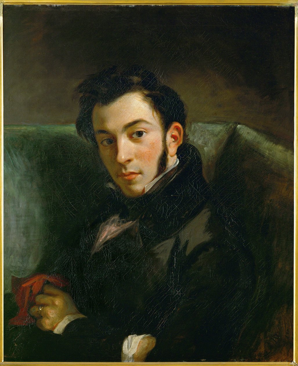 Retrato de Frédéric Villot (óleo sobre lienzo) de Ferdinand Victor Eugene Delacroix