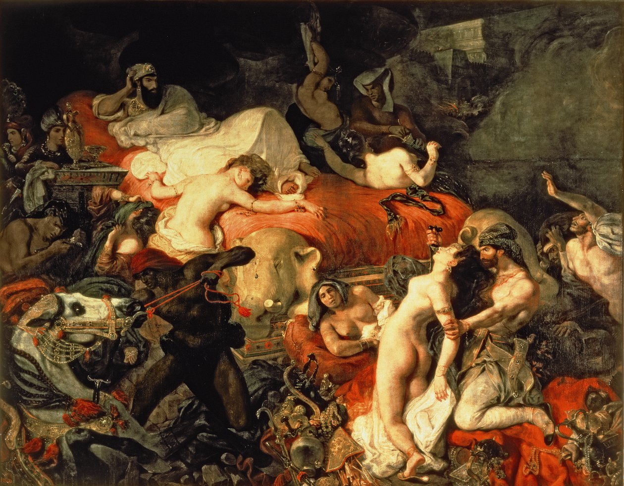 La muerte de Sardanápalo de Ferdinand Victor Eugene Delacroix