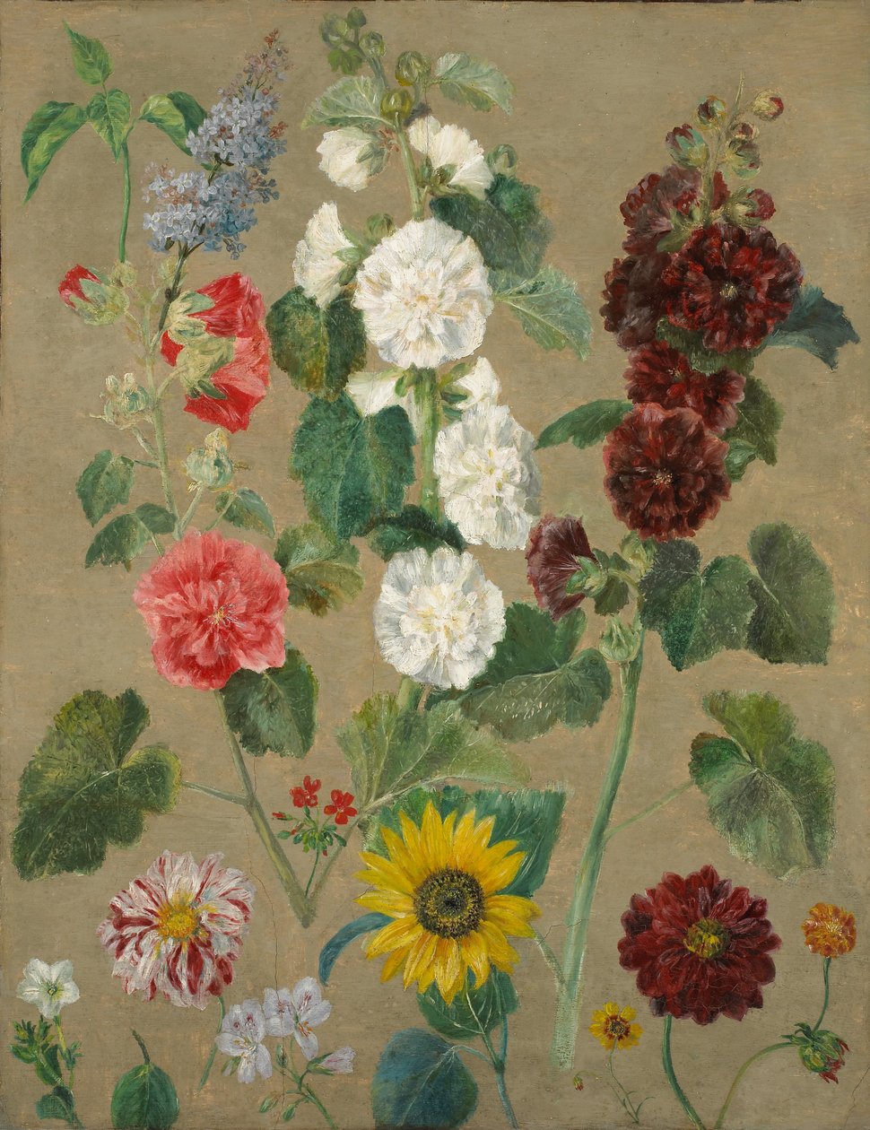 Sin título (Flores) de Ferdinand Victor Eugene Delacroix