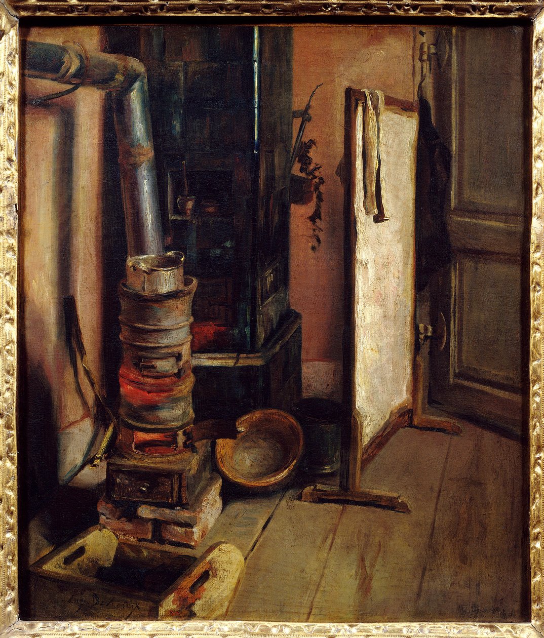 Rincón del taller, la estufa de pintura de Ferdinand Victor Eugene Delacroix