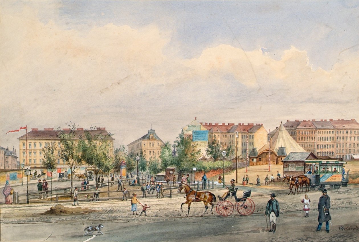 La línea Währinger en Viena de Ferdinand Weckbrodt
