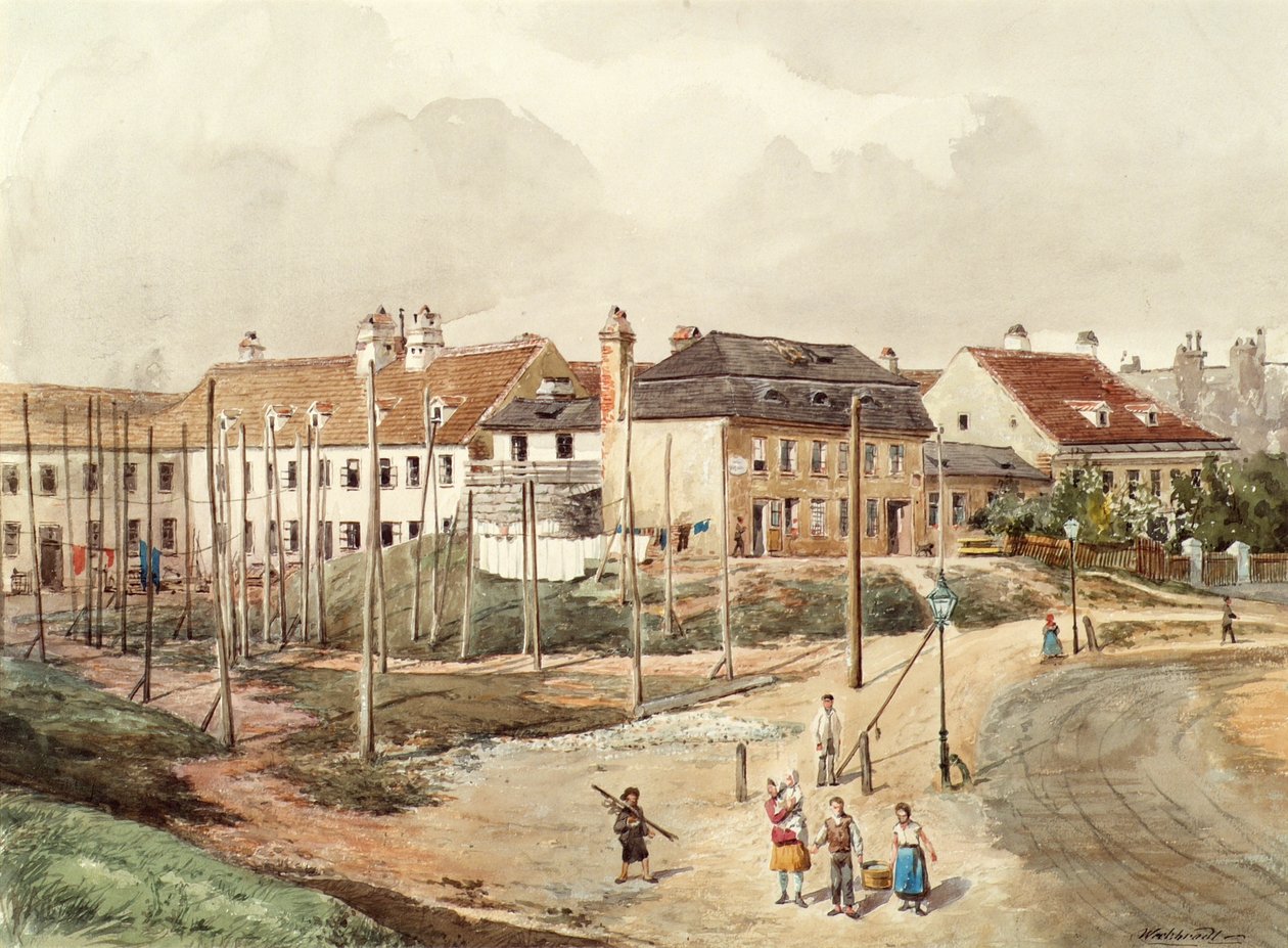 Sitio de construcción suburbano de Ferdinand Weckbrodt