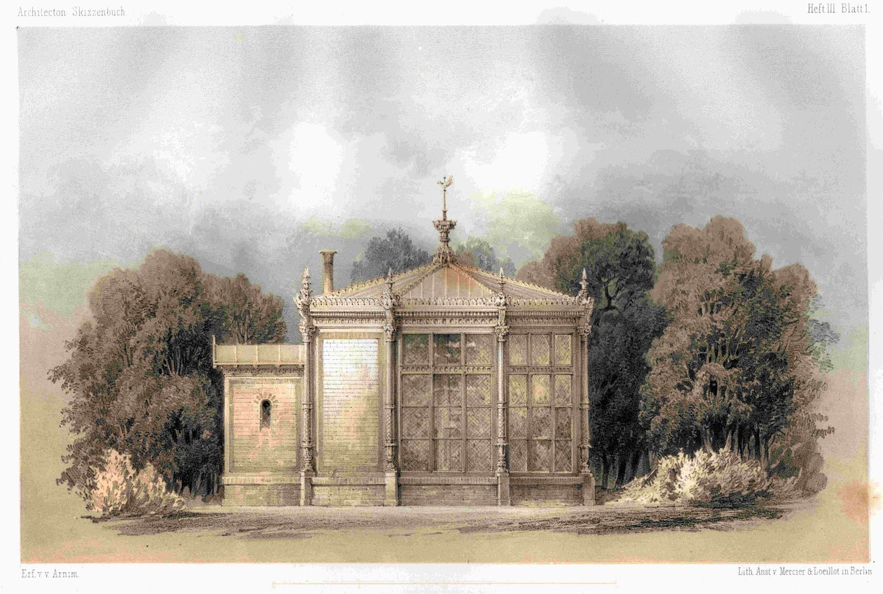 Casa de canarios Schloss Glienicke de Berlín de Ferdinand von Arnim