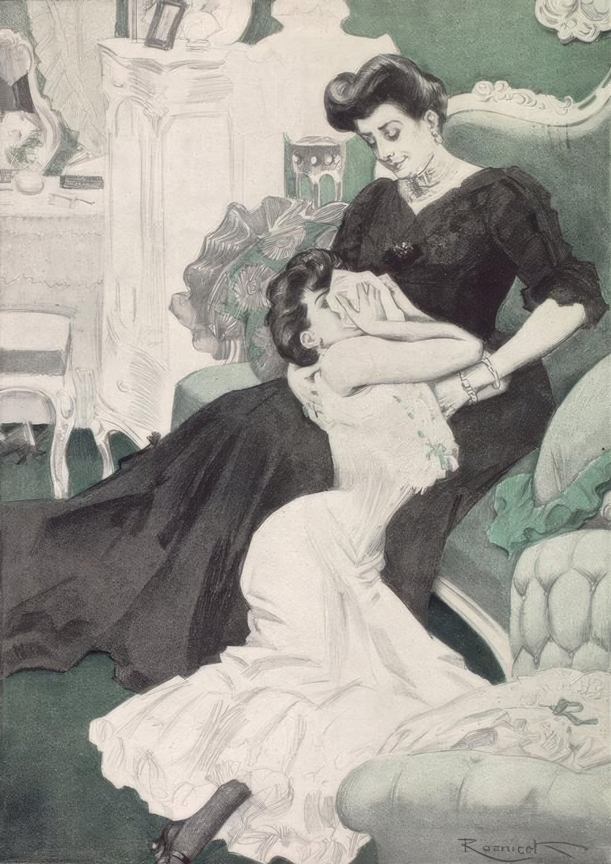 Consejo maternal. / No tengas un amor desgraciado, mi niña de Ferdinand von Reznicek