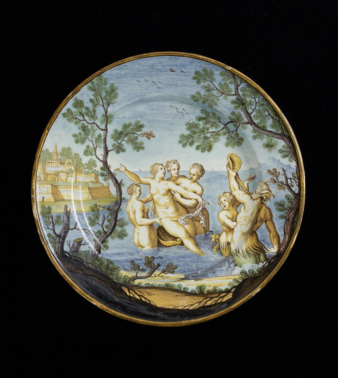 Plato con Anfitrite y Ninfas, c. 1730 - 1750 de Ferdinando Maria Campani