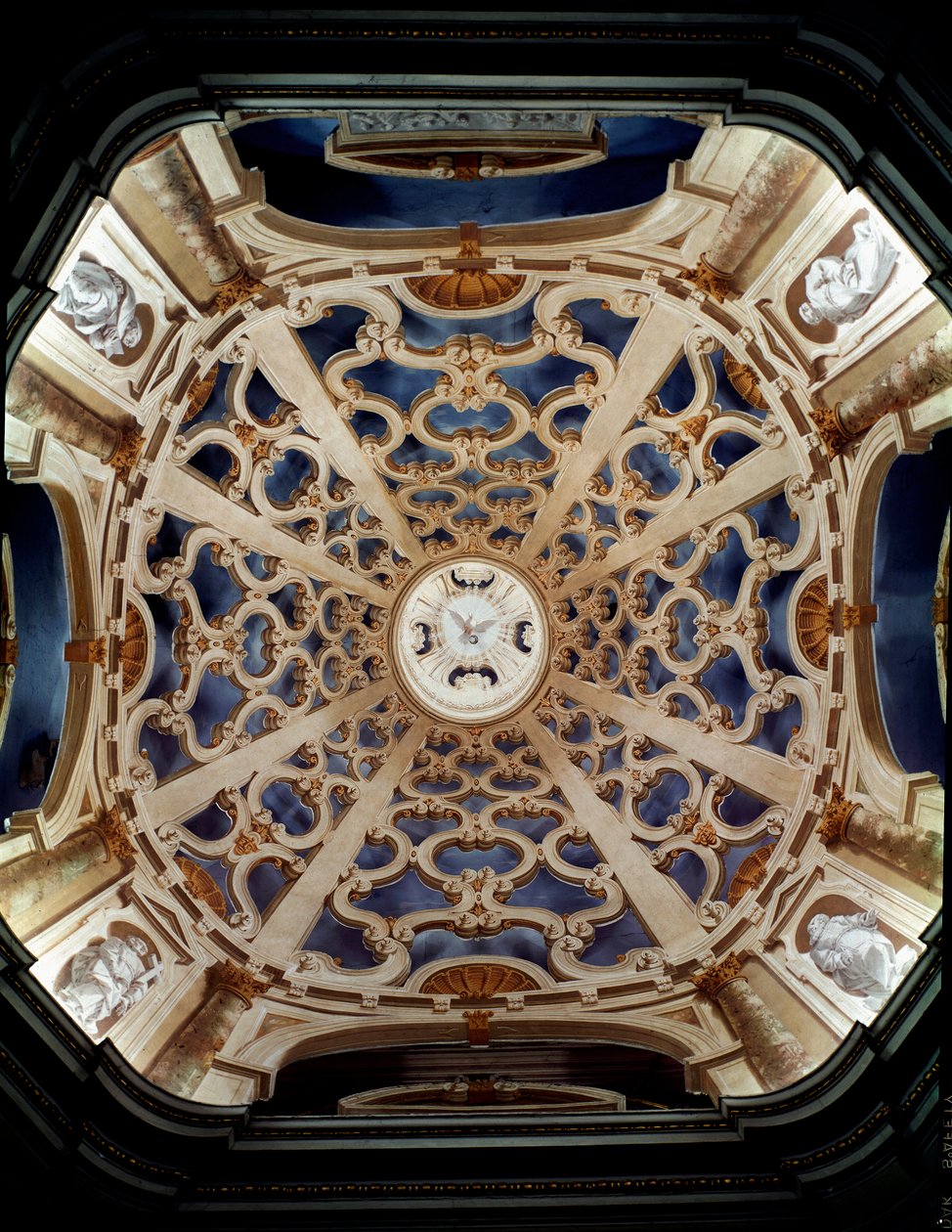 Arte barroco: Bóveda de la Iglesia de la Asunta decorada por Ferdinando Galli da Bibiena de Ferdinando Galli Bibiena