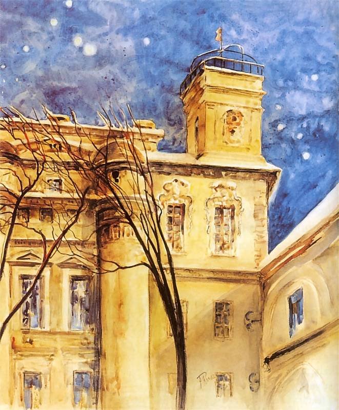 Observatorio Astronómico de la Universidad de Vilnius de Ferdynand Ruszczyc