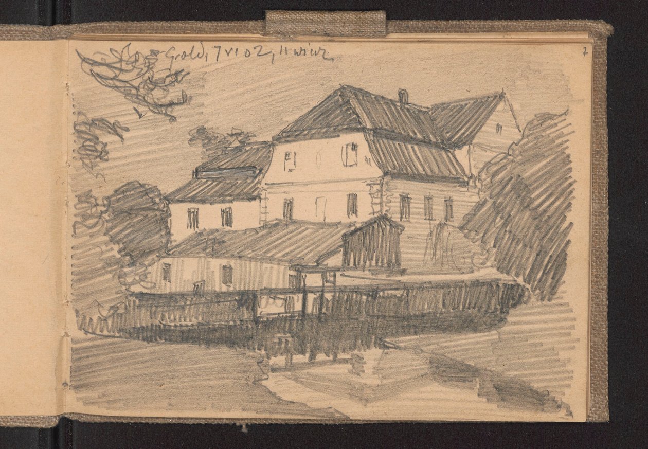Casas en Goldingen de Ferdynand Ruszczyc