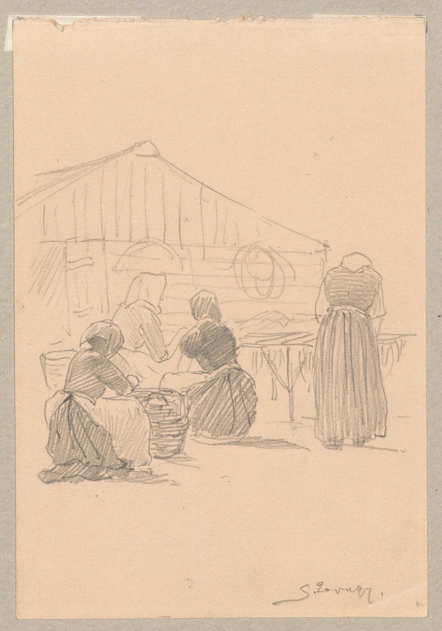 Mujeres en el trabajo de Ferdynand Ruszczyc