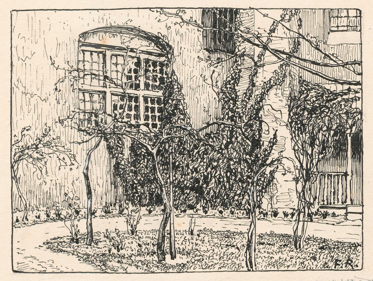 El jardín de la iglesia de los antiguos bernardinos en Varsovia de Ferdynand Ruszczyc