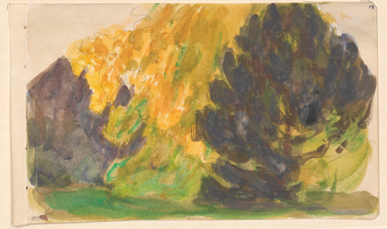 Parque en otoño de Ferdynand Ruszczyc