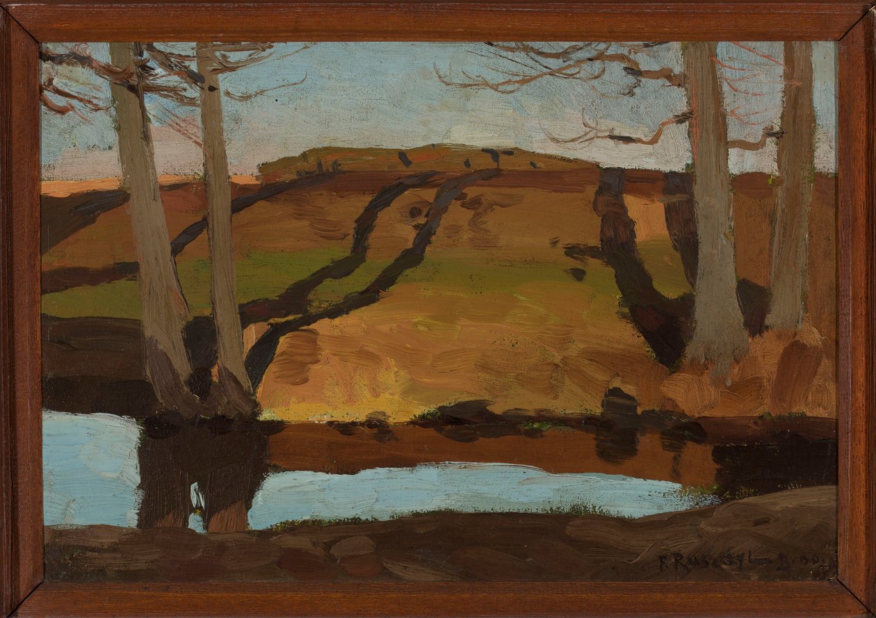 Paisaje - arroyo de Ferdynand Ruszczyc