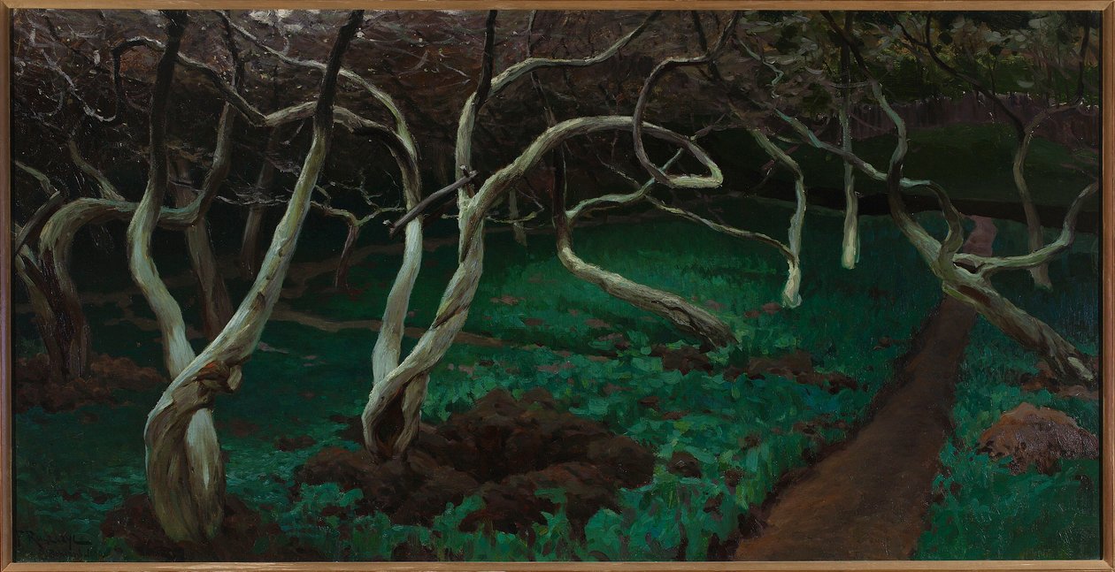 Manzanos viejos de Ferdynand Ruszczyc