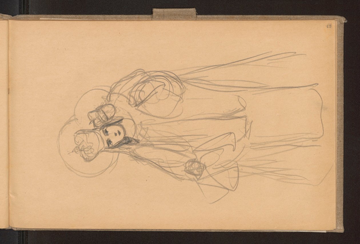 Skizze der Figur der Mutter Gottes de Ferdynand Ruszczyc