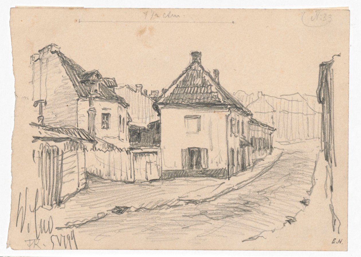 Callejón de los curtidores en Vilna de Ferdynand Ruszczyc