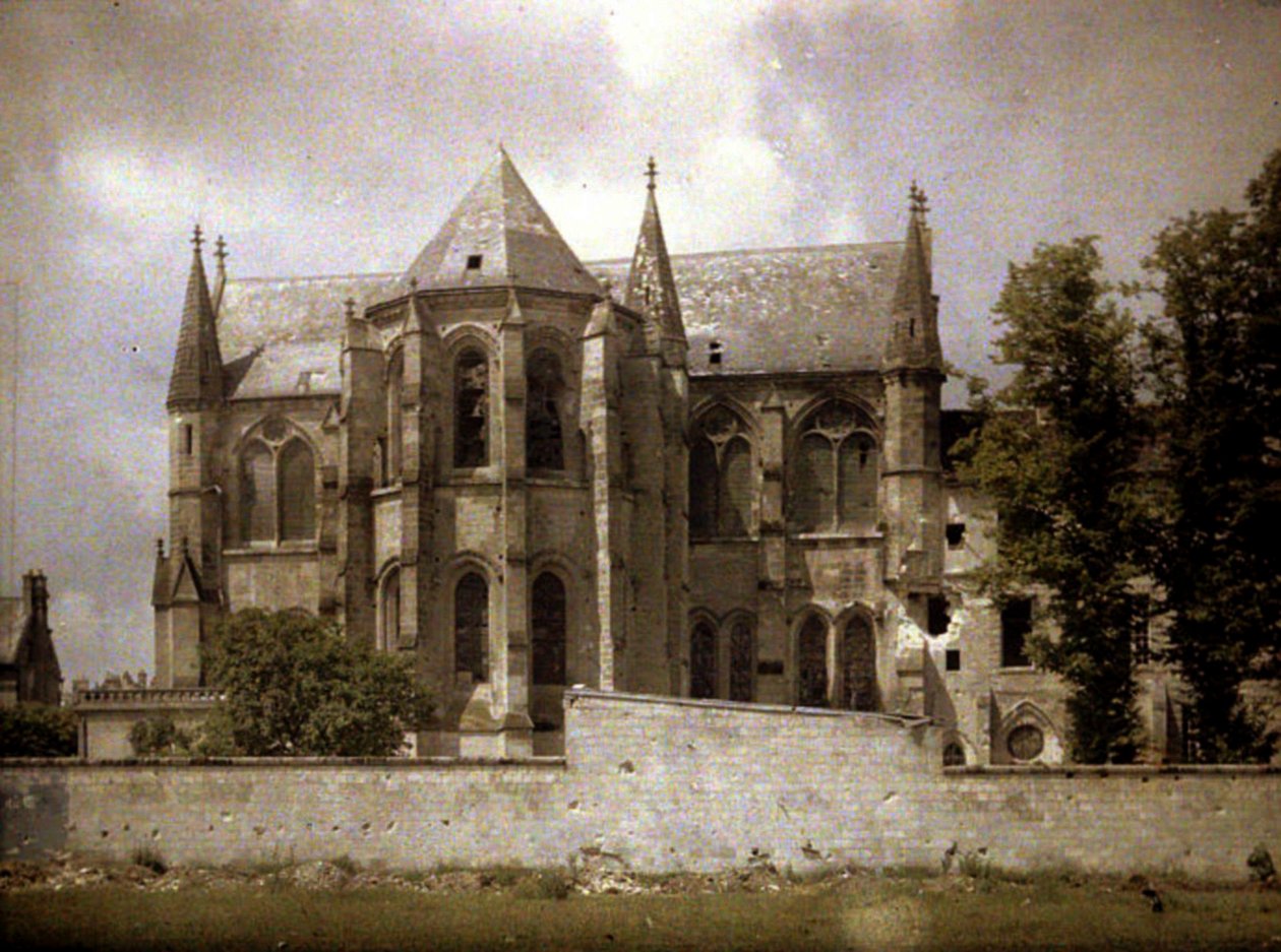 Abadía Saint-Leger, Soissons, Aisne, Francia, 1917 de Fernand Cuville