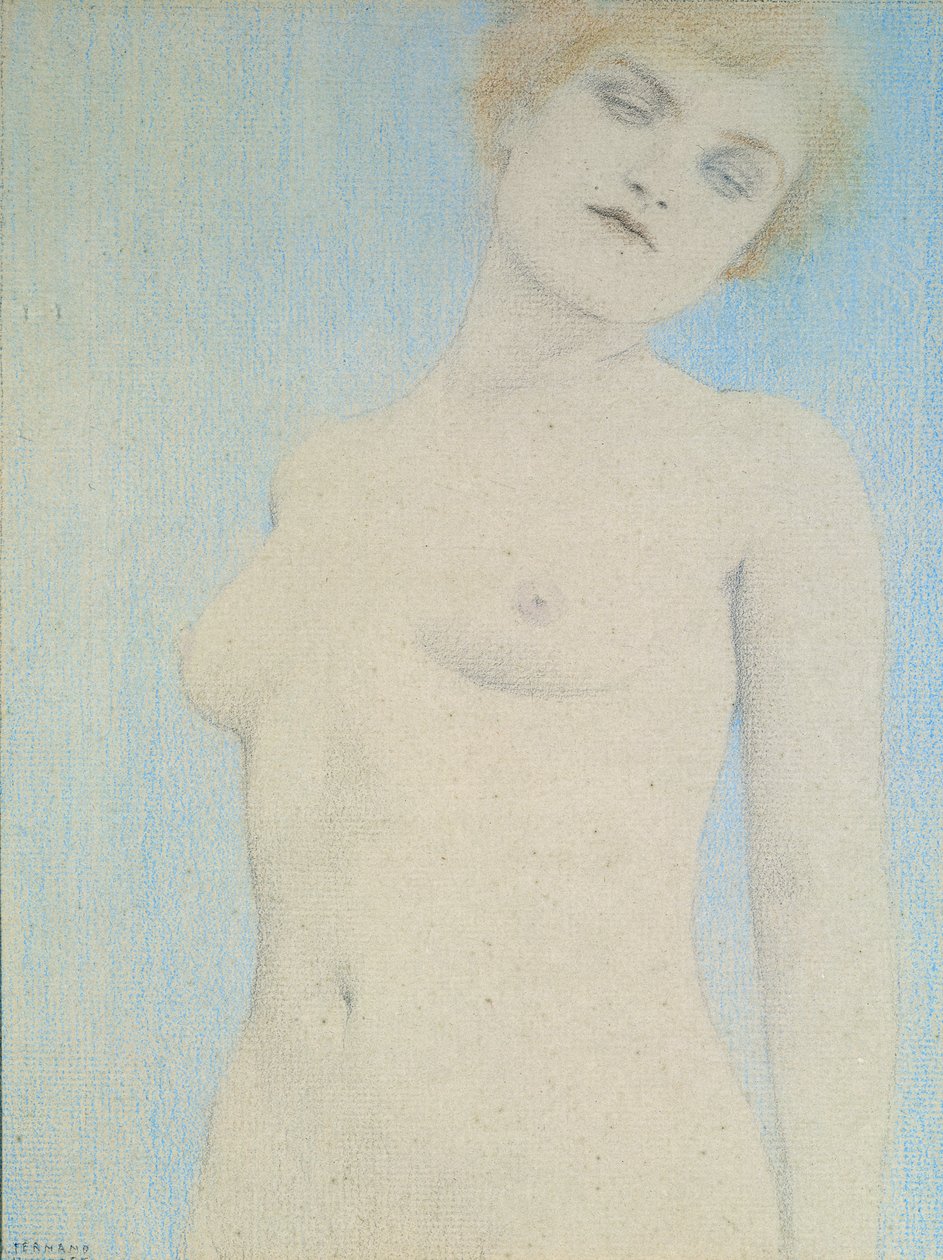Desnudo femenino de Fernand Khnopff