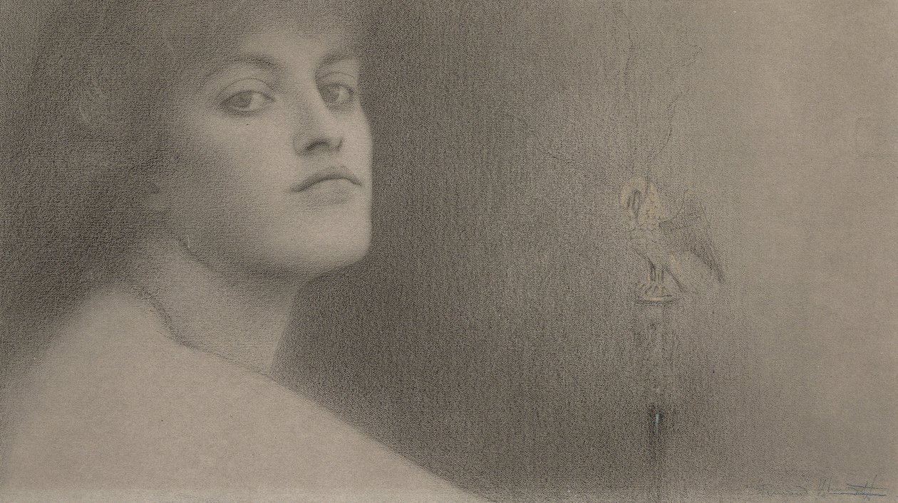 Estudio para lOffrande (La Ofrenda), 1891 de Fernand Khnopff